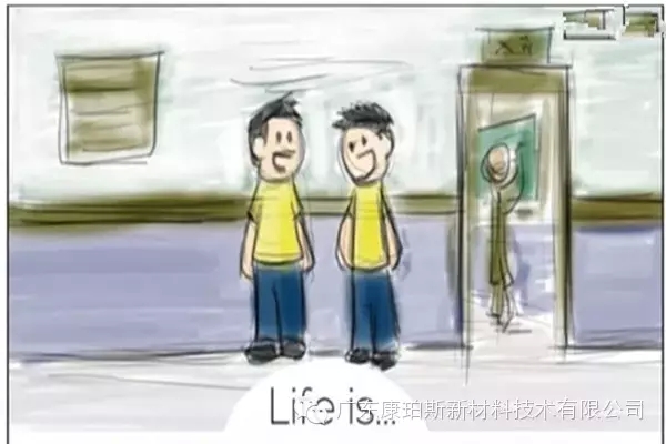 人生就是。。。 和好朋友在教室外面一起罰站