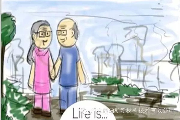 人生就是。。。 牽著老伴的手，享受屬于自己的夕陽，執(zhí)子之手，與子偕老......